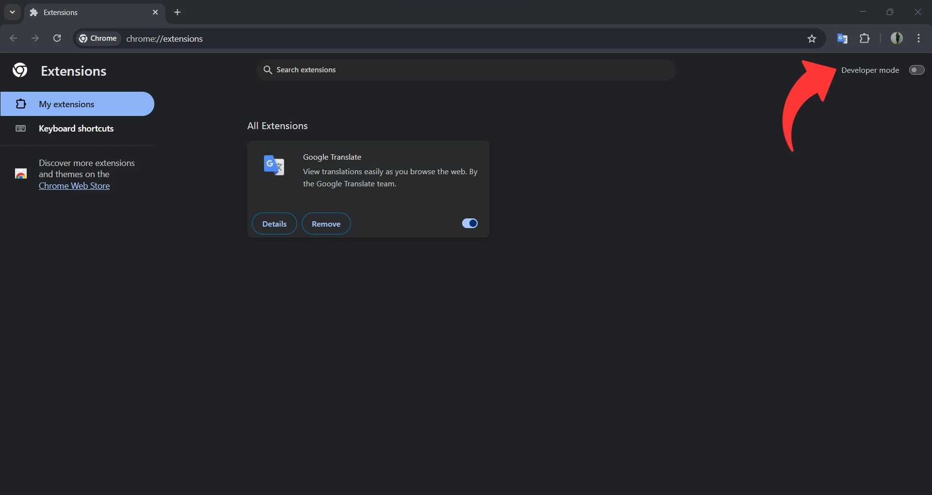 Enable Developer Mode